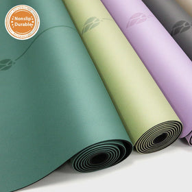 Yewayoga YW-PRD Upgrade Eco Friendly Custom Printed Non Slip Waterproof Coconut Fiber Silk Natural Rubber Pu Yoga Mat