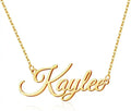 QIUHAN OEM Romantic Pendant Love Heart Personalized Jewelry for Women Custom Initial Name Necklace