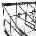Commercial Functional Trainer Wall Mount Multi Gym Squat Rack Power Cage Pull Bar Sunshine SSFR7008 Steel Tube Q235 Custom Logo