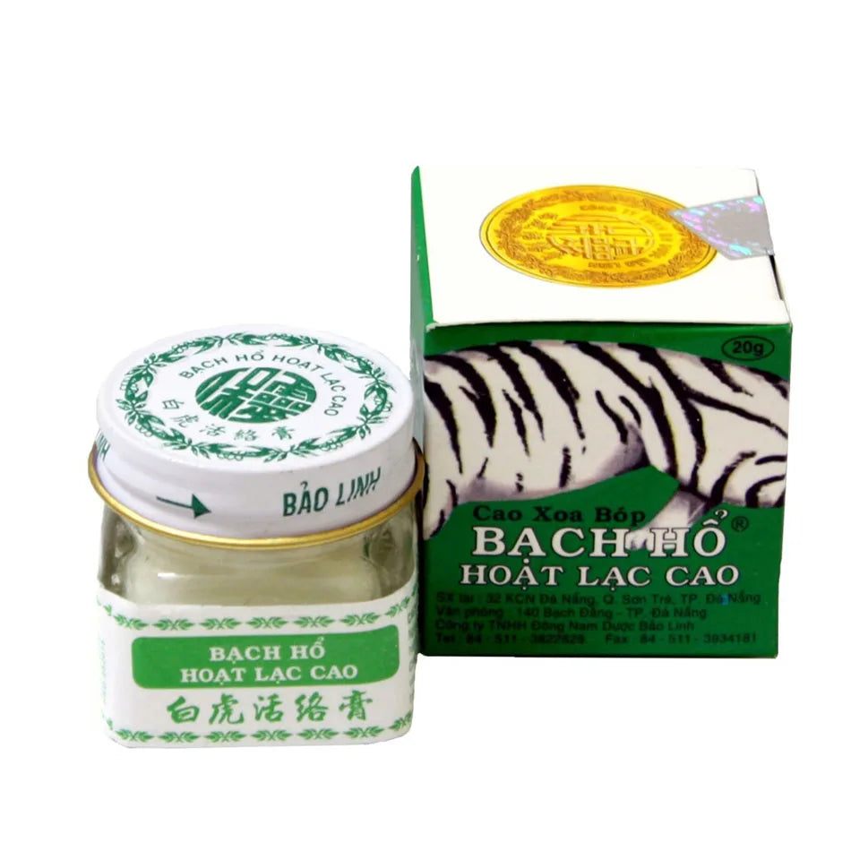 Hot Selling Knee Massager Tiger Balm Tiger Thailand White Pain Relief 20g Thai Massage Cream Green Massage Gel