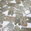 Hongzhuo Natural Dalmatian jasper Comb to Protect Scalp Scraping Comb
