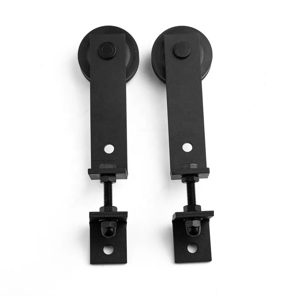 RHETECH Modern Antique Style Steel Brass Cabinet Trap Barn Door Hardware Durable Easy Screws for Wooden Sliding Barn Doors