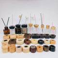 24/410 28/410 Natural Wooden Bamboo Caps Wood Aromatherapy Covers for Perfume Bottle