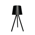 Funky Simple Led Metal Living Room Touch Rechargeable Cordless Standing Tripod Table Lamp