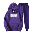 Wholesale Winter New Men Casual Hoodies Sets Hoodies With Pants Sports Solid Tracksuit Set Men's Brand Clothing 2 Pieces Sets
