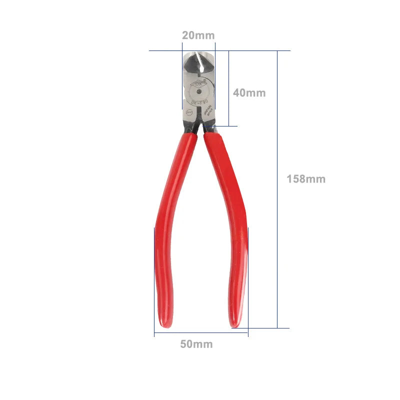 Industrial Sunshine DK-F90 Right Angle Flat Pliers Flat Head Mobile Phone Camera Frame Repair Tool Steel Ring Wire Cable Cutters