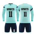 Sublimation Custom Long Sleeve Soccer Jersey Training Uniform Set Football Jersey Quick Dry Sportswear