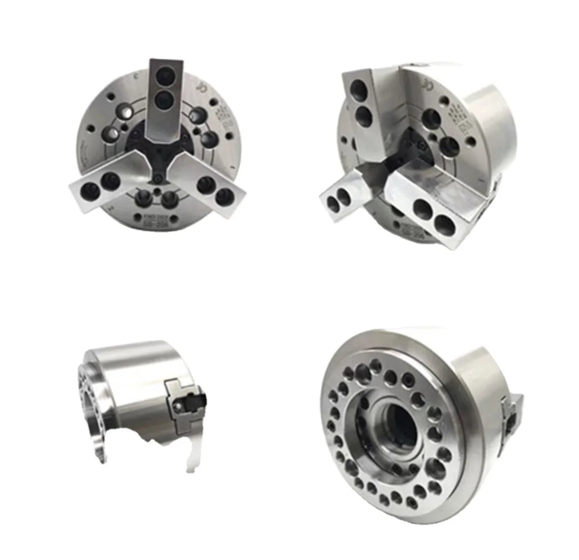 Chinese Chuck Brand New 8-inch 3-Jaw Self-Centering Pneumatic/Hydraulic Through-hole 52mm OD 200mm CNC Lathe Machine Steel Chuck