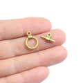 Gold Silver Antique Bronze Color Toggle OT Clasps Hooks Metal End Connectors for Bracelet Necklace Findings Diy Jewelry Making S