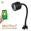 WEEK AQUA Mini7Pro-F 6500k 4000k 2700k Cob Led Aquarium Lighting Stepless Dimming Fish tank Aquarium Spotlight