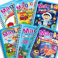 Children's Erasable Water Painting Book with Pencil Gift for Kindergarten Coloring & Reusable Drawing Board Paper