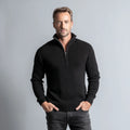 Licheng UrbanFlex Men's Quarter-Zip Thermal Knit Sweater Active Winter Wear