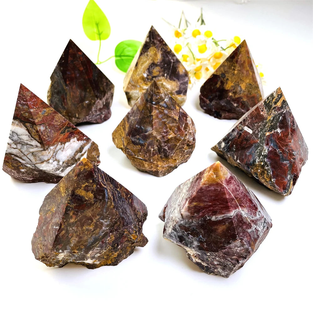 Wholesale Crystal Rough Tower Healing Stone Pietersite Raw Points for Decoration
