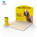 Tian Lang Trade Show Media Wall Display Straight Aluminum Frame Tension Fabric Custom Back Drop Stand