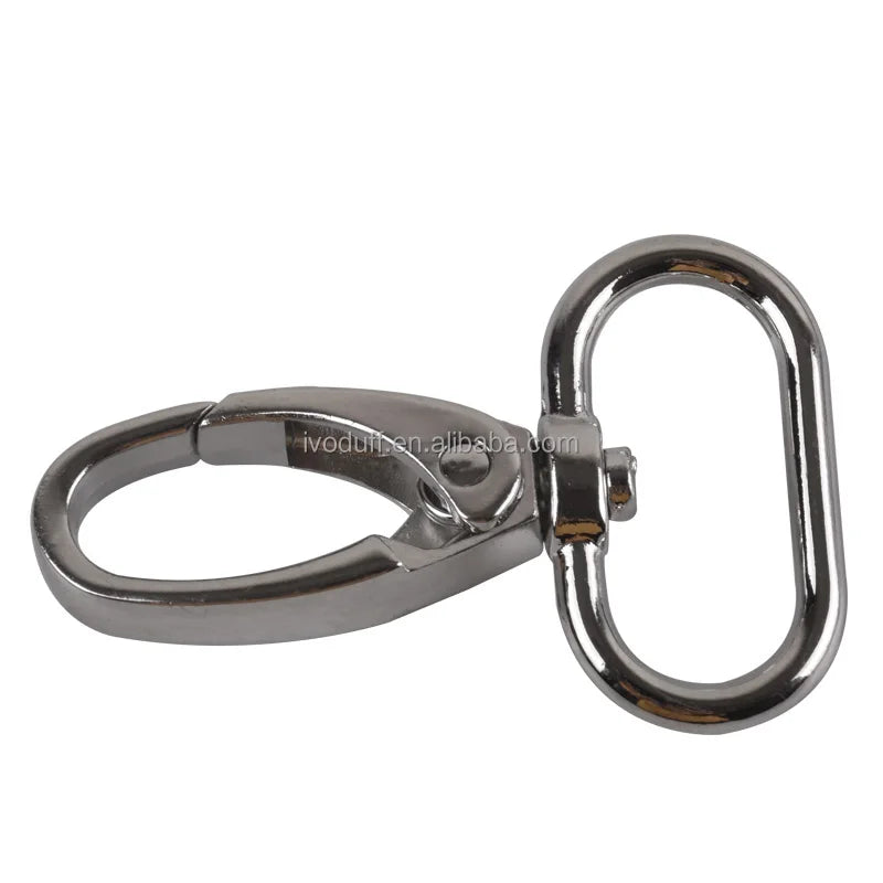 25mm Metal Dog Chain Collar Swivel Lobster Leather Handbag Purse Shoulder Strap Belt Clasp Carabiner Snap Hook