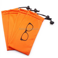 Custom Logo Microfiber Sunglasses Bag Drawstring Suede Glasses Tools Pouch For Dust