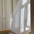 Luxury Tulle Curtains for Villas Customizable with Linen Fabric for Customized Interior Design