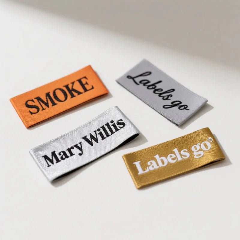 Custom Size Eco-Friendly Labels Private Logo for Apparel Clothing and Shoes Accessories Garment Label Maker