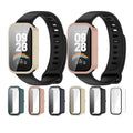 ShanHai PC Case+Tempered Glass for Xiaomi Mi Band 9 Active Band Screen Protector Cover Bumper Shell for Xiaomi Redmi Band 3