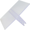 PVC Flat Label Strip Plastic Label Holders for Supermarket Shelf