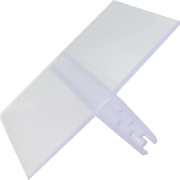 PVC Flat Label Strip Plastic Label Holders for Supermarket Shelf