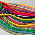 4MM Bulk in Stock Wholesale Multi-colors Round Polymer Clay Heishi Beads for Jewelry Making Clay Beads