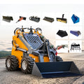 SAAO FREE SHIPPING!! Cheap Mini Skid Steer Loader diesel Mini Skid Steer Loaders Crawler Wheel Loader Mini 500kg 400kg