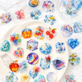 20pcs/pack PET Sticker Pack Jinyu Liuli Series Exquisite Dream Handbook Material Stickers