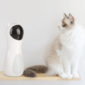 New Manufacturer Electronic Rechargeable Robotic Interactive Light Machine Cat Playing Laser Toy