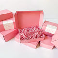 Custom Design Clothes Gift Packaging Decorate Raffia Filler Tissue pink Shredded Paper Crinkle Paper