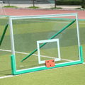 FIBA Standard Basketball Backboard Tempered Glass Aluminum Frame 12mm Basketball Board Fiberglass Basketball Backboard
