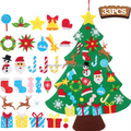 Felt Christmas Tree With Christmas Decorations 2026 Kids DIY Christmas Tree Santa Claus Xmas Tree
