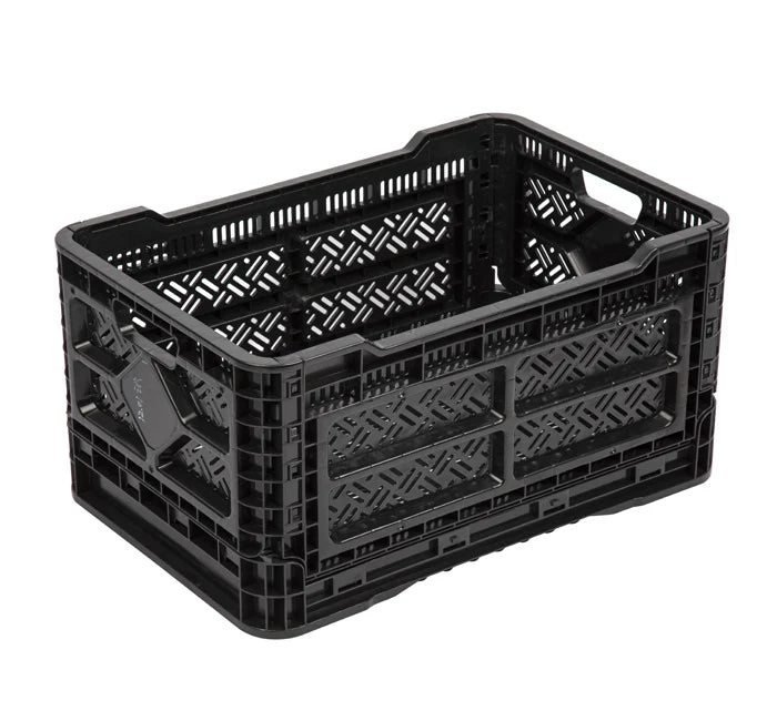 12.7 Gallon 540*360*300mm Heavy Duty Collapsible Stackable Folding Plastic Milk Crate FACTORY MegaBDM