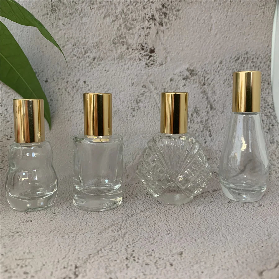 4 Type Funny Design clear Bottle Essential Oil Roller Bottle for Eye Essence.