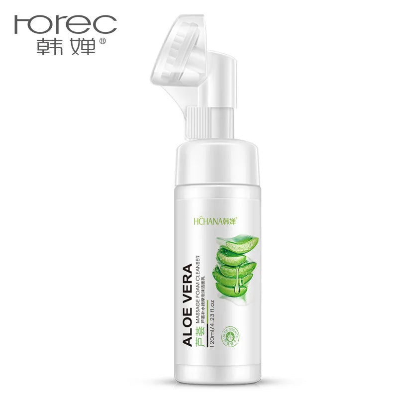 OEM Wholesale ROREC Skin Whitening Face Wash Clean Pore Natural Aloe Vera Facial Cleanser for Dry Skin