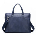 2024 Office Slim Leather Men's Simple 14 Inch Messenger Laptop Bag