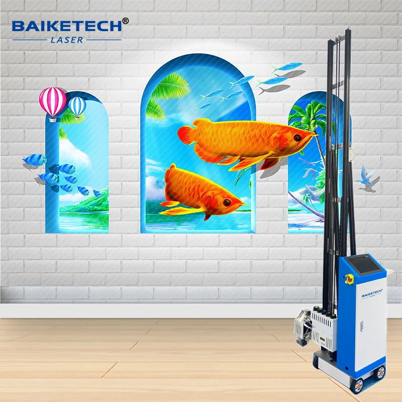 Outdoor and Indoor 3D Art Wall Printer Automatic UV Vertical Wall Printing Machine