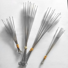 Nylon Brush Straw Cleaner for Glass Straws Stainless Steel Wash Drinking Pipe Straw Brushes