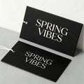 Wholesale Low Order Quantity Custom Cloth Tags and Label Clothes hang Tags Clothing Accessories