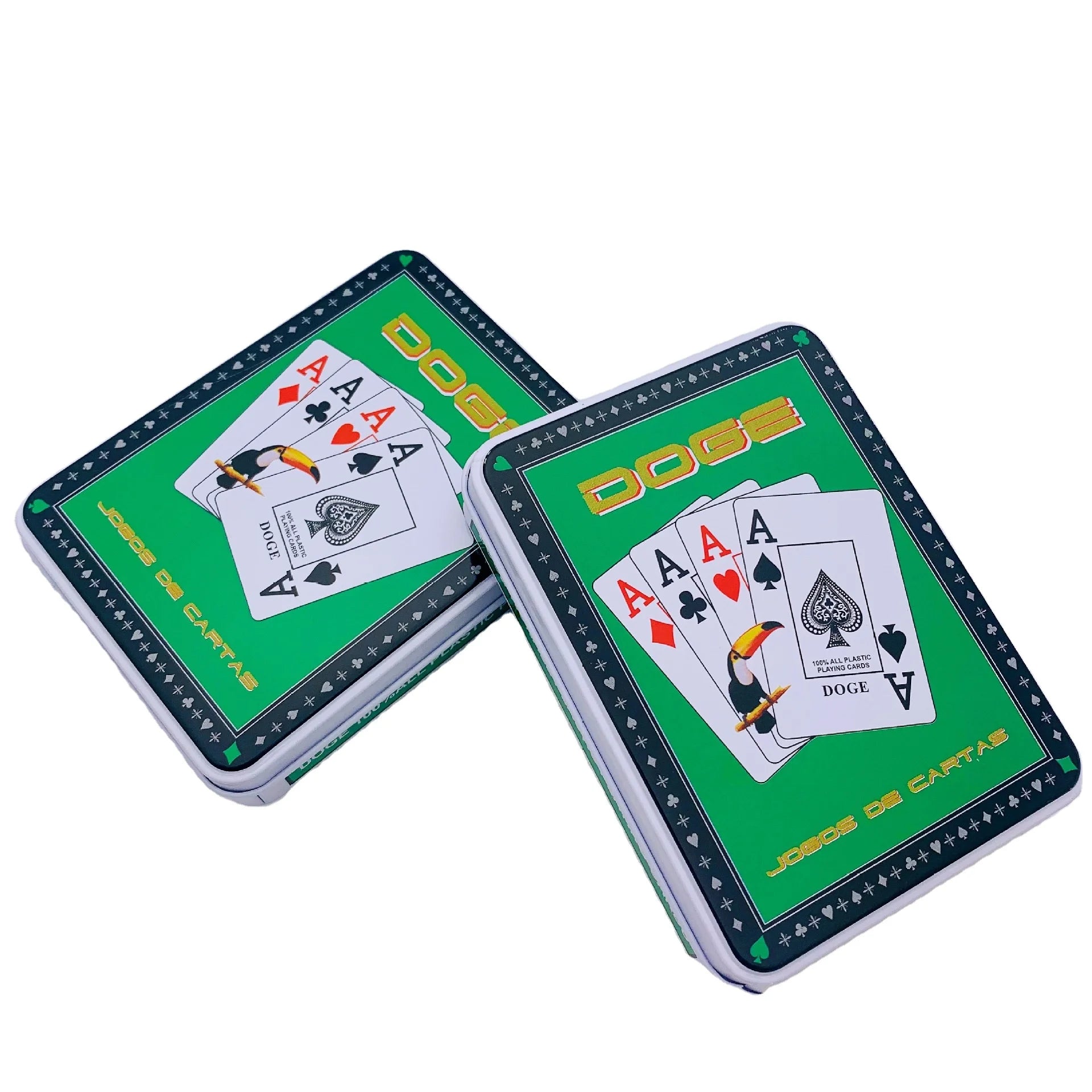 Custom Personalized Adult PVC Poker Playing Cards Durable Waterproof Eco-friendly Plastic Board Game Deskjoy CMYK Color