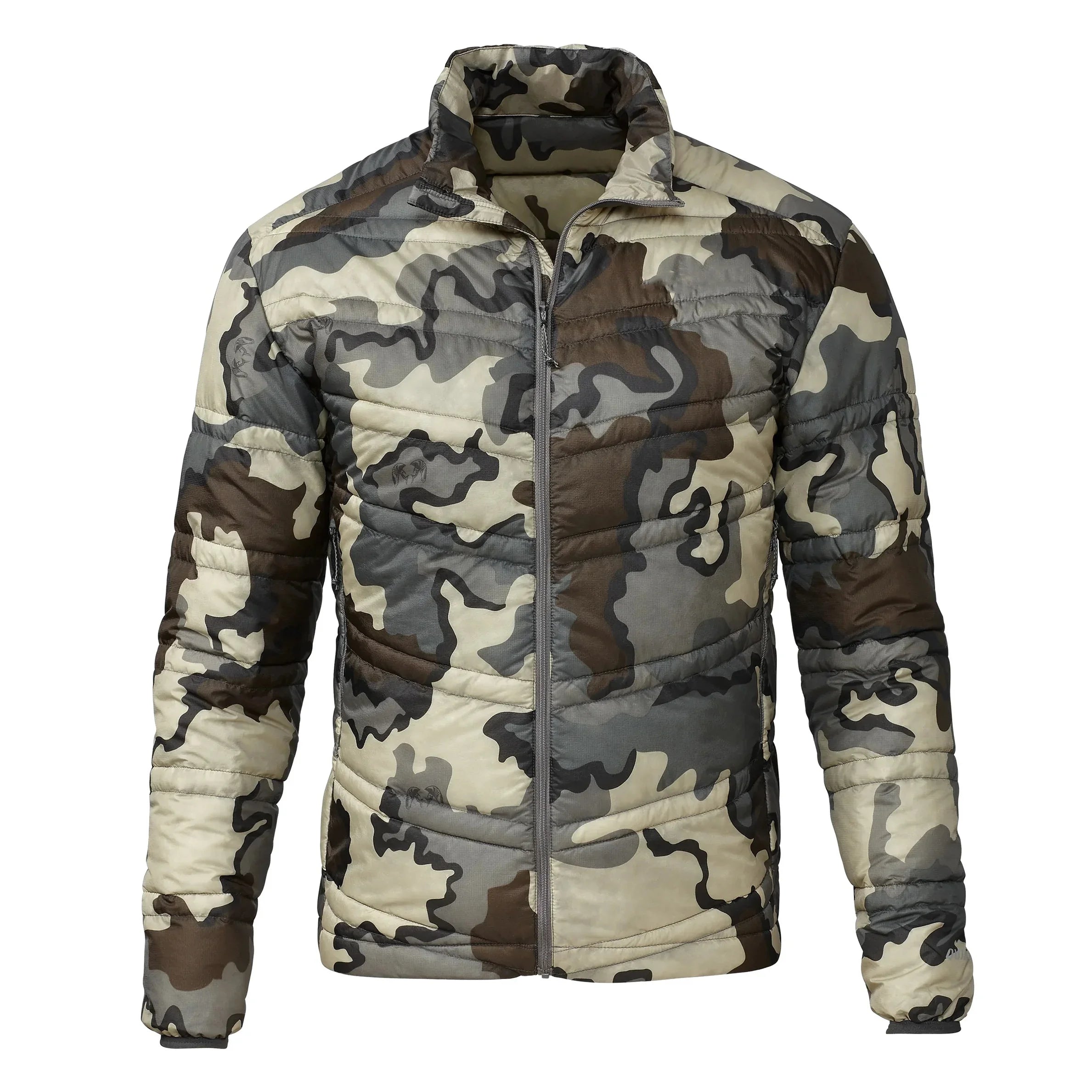 Highly Recommended Outdoor Animal Hunting Jacket Embossed Logo Casual Zipper Breathable Windproof Quick Dry Men's Hunting Jacket