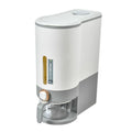 Kitchen Measurements Rice Dispenser Storage Box Cereal Bucket Container Rice Measure Containers Plastic Rice Dispenser