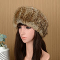 High Quality Wholesale Winter Warm Rabbit Fur Wide Headband for Women Hair Accessories Ladies Headwraps Fur Hat
