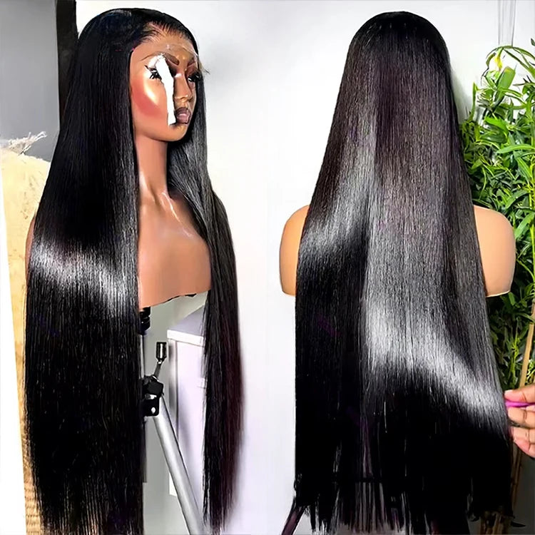 Cheap 30 Inch Lace Frontal Wigs Human Hair Bone Straight 13x4 13x6 Frontal Lace Wig 5x5 Closure HD Glueless Wig Remy for Female