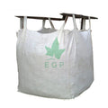 EGP FIBC Bulk Bags Jumbo Big Sand Cement Bag 1000KG Woven PP Plastic SF 5:1 Antistatic Flat Bottom Discharge 1500KG Loading