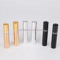 MUB Supplier Offers 10ml Round UV Glass Bottle with Aluminum Lid Gold Toned Refillable Perfume Spray Bottles