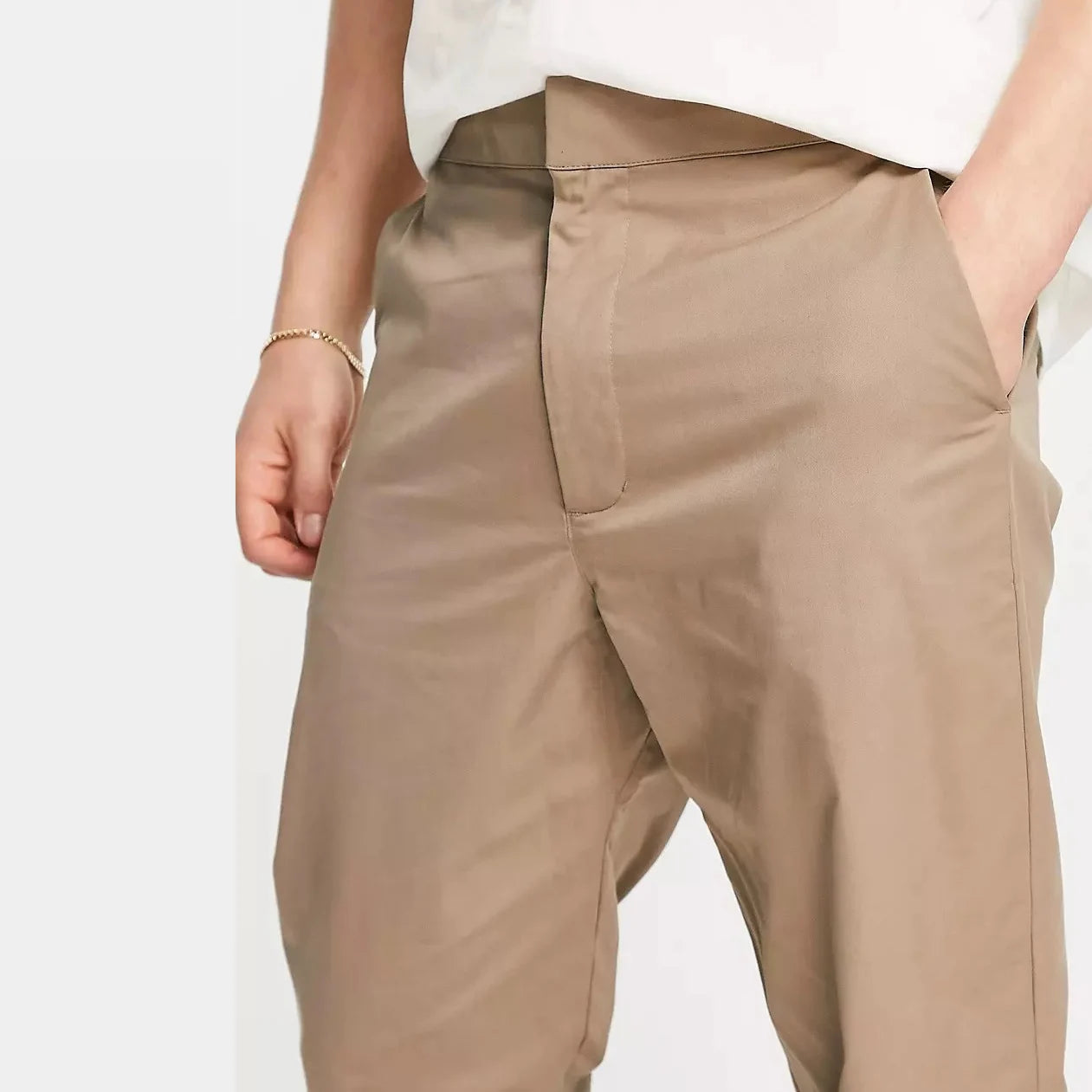 OEM Wholesale Mens Clothing Unbranded Chino Cotton Twill Trousers Golf Pants Formal Pants for Men