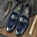 New Style Lightweight Leather Shoes Wholesaler Slip-on Casual Formal Business Shoes Men's Fitness Velvet Loafers