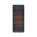 Luxuryade A063 Bio Infrared Heated Amethyst Crystal Mat Rainbow 8 Gem Stones PEMF Photon Red Light Therapy Mattress