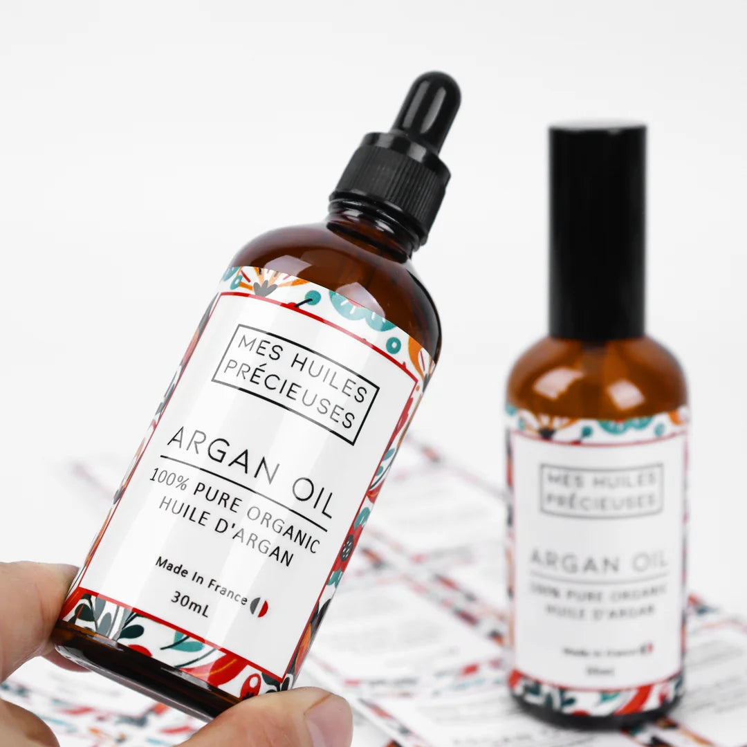 Personalized Printing Perfume Oil Essential Glass Bottle Custom Waterproof Labels Sticker for Perfume Bottle